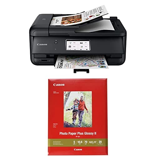 All-in-One Printer Copier Scanner Fax with Auto Document Feeder Black T93701