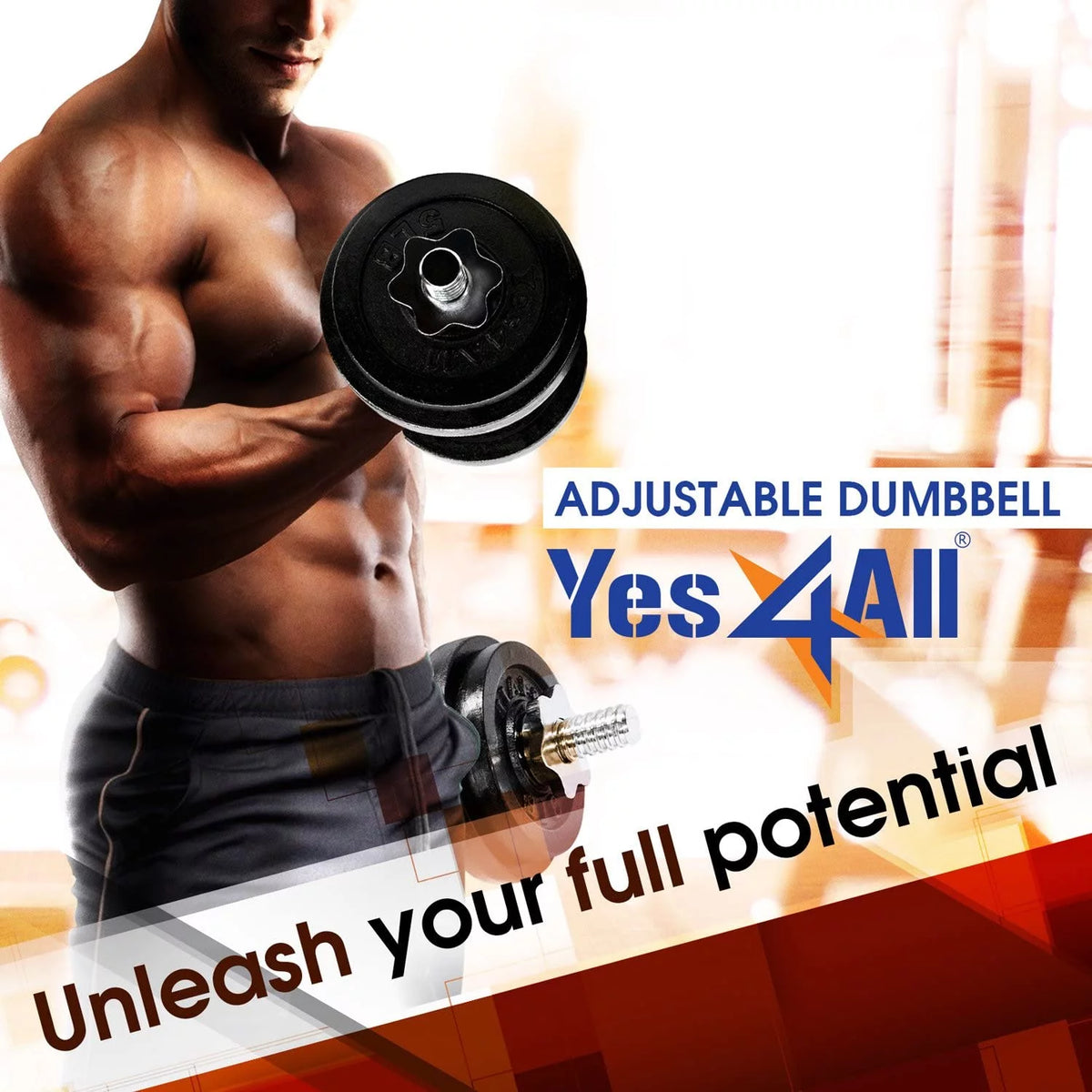 105 lbs Adjustable Cast Iron Dumbbell Set E955