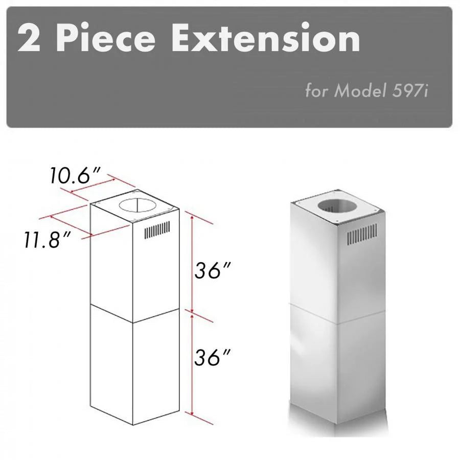 Chimney Extension and Mounting Bracket V58826