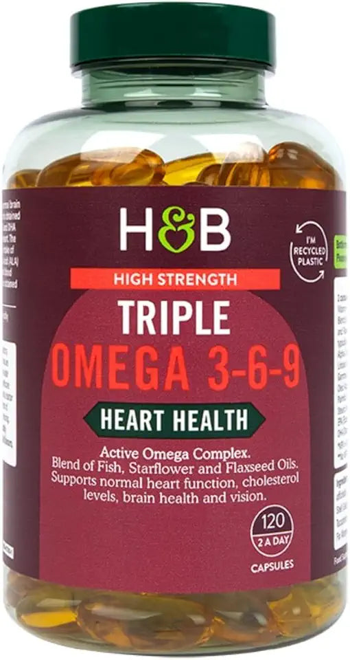 120 Capsules Triple Omega 3-6-9 U6968