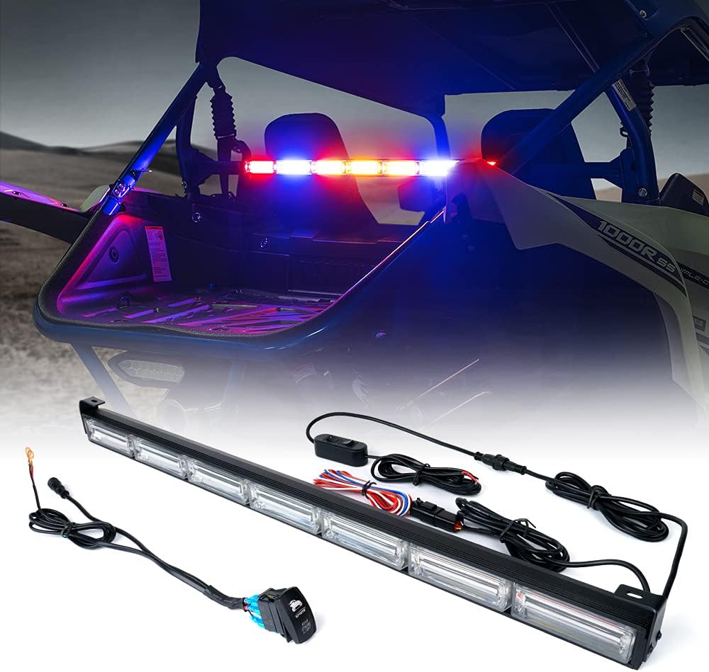30 UTV Chase Strobe Flashing Light Bar with Brake Reverse Turn Signal Function Rear Safety Lightbar K64881