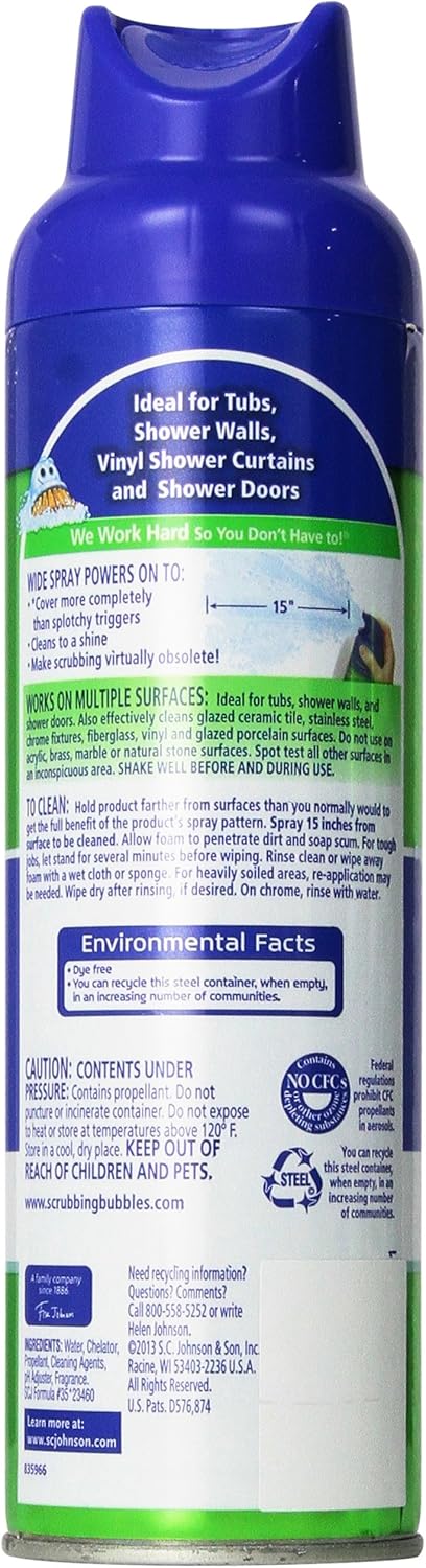 Foaming Bathroom Cleaner Spray, 20 Ounce (Pack of 3) O34668