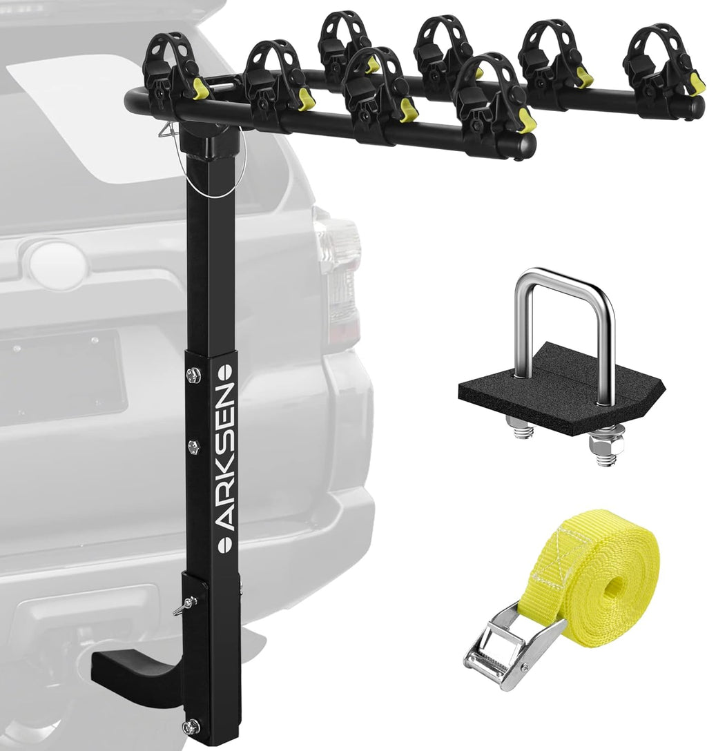 3 Bike Hitch Mount Carrier with Tie Down Strap J871184