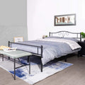 Heavy Duty Metal Queen Size Bed Frame W2742