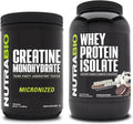Unflavored Creatine Monohydrate and Whey Protein Isolate 500g G526655