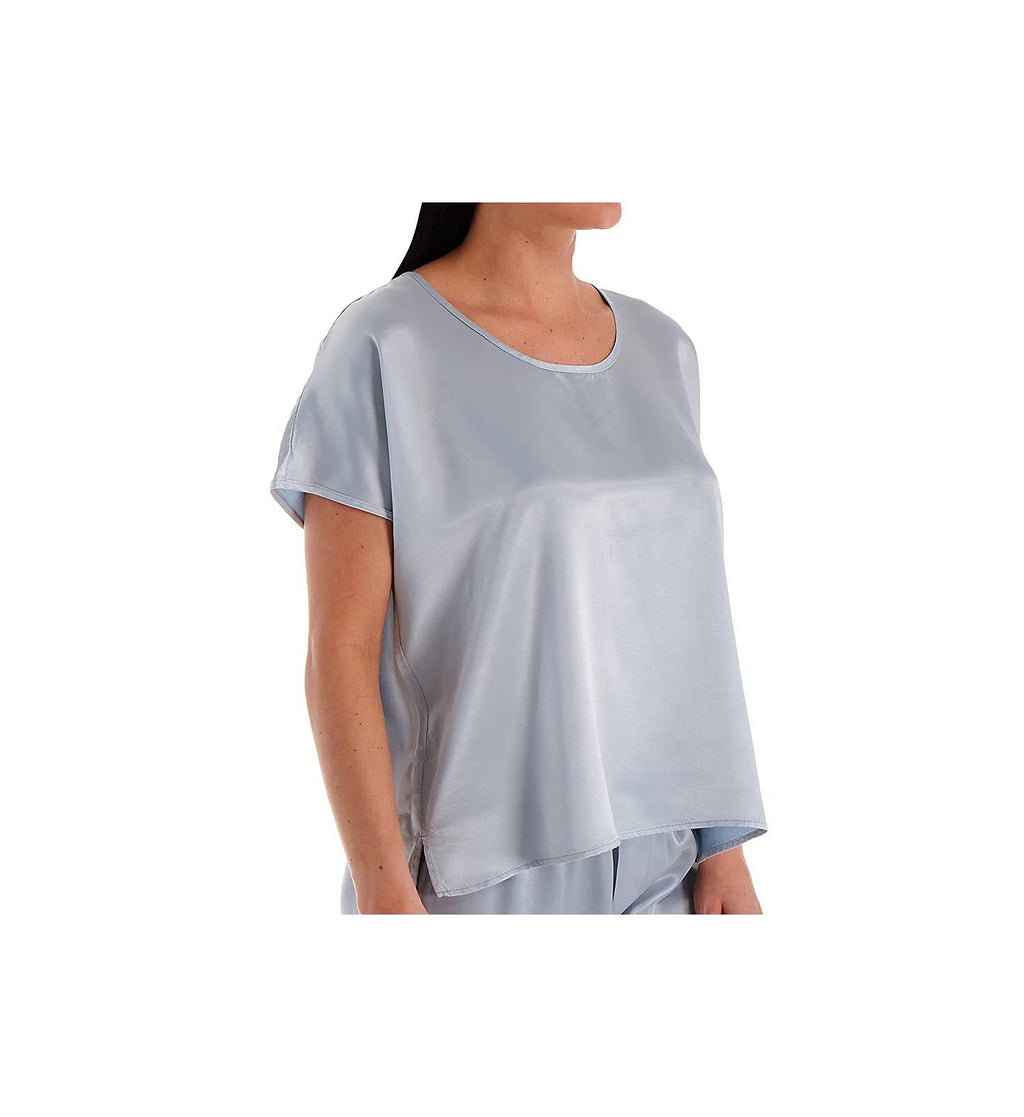 Morning Blue Satin Tee D330153