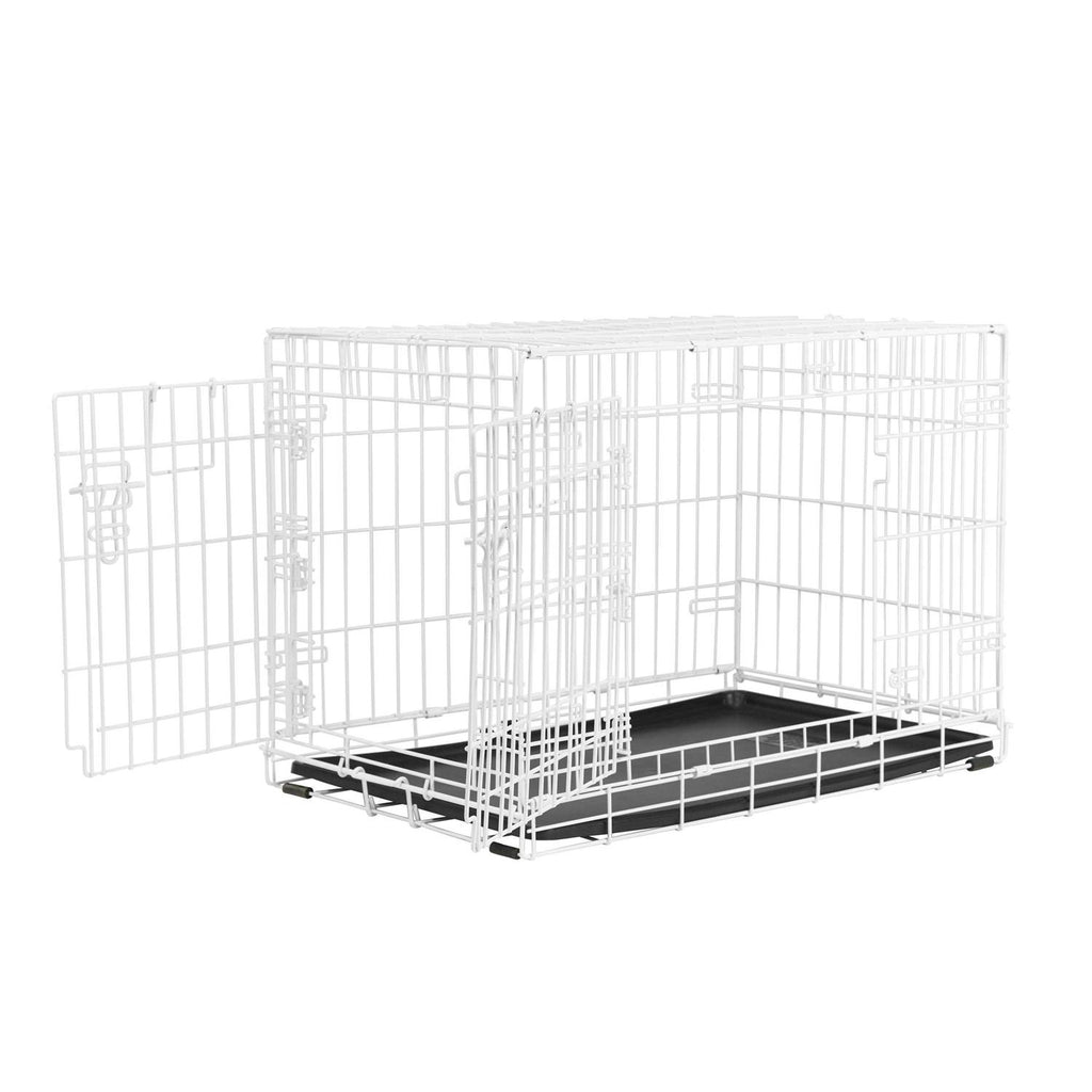 White 2-Door Dog Crate H248151