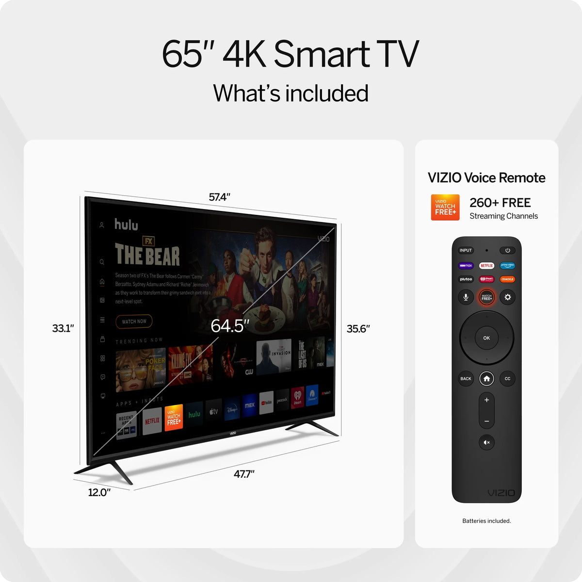 65 Class 4K UHD LED Smart TV F511