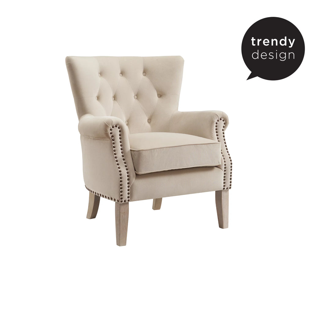 Beige Accent Chair X76300