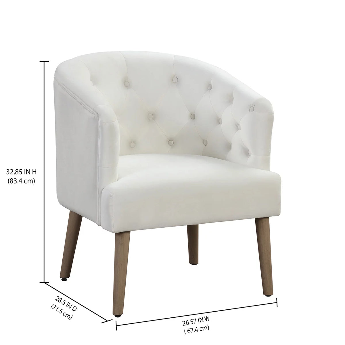 Velvet Accent Chair S5004