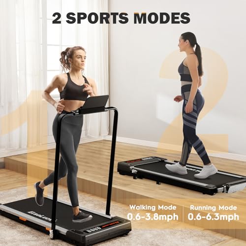 Under Desk Treadmill 2 in 1 Portable Walking Treadmill with Remote Control D8613