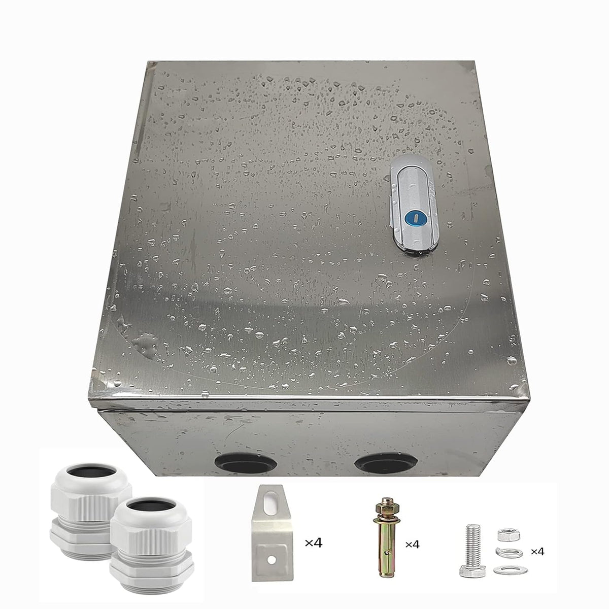 201 Stainless Steel IP65 Waterproof Junction Box with Lock N7945