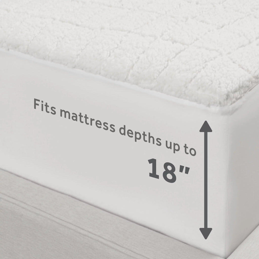 2-in-1 Reversible Heated and Cooling Mattress Pad Queen Size J78011