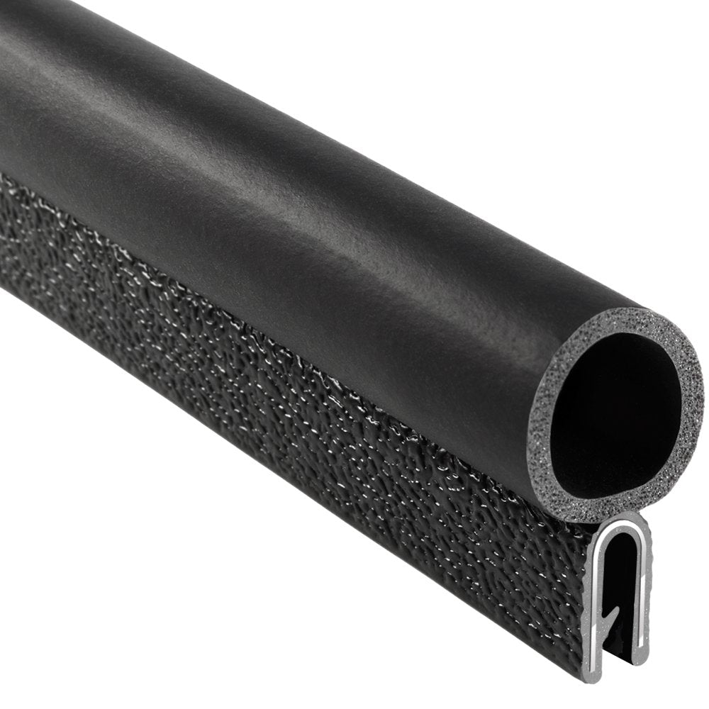 PVC Trim Seal with EPDM Rubber Bulb, 25' Length W96663
