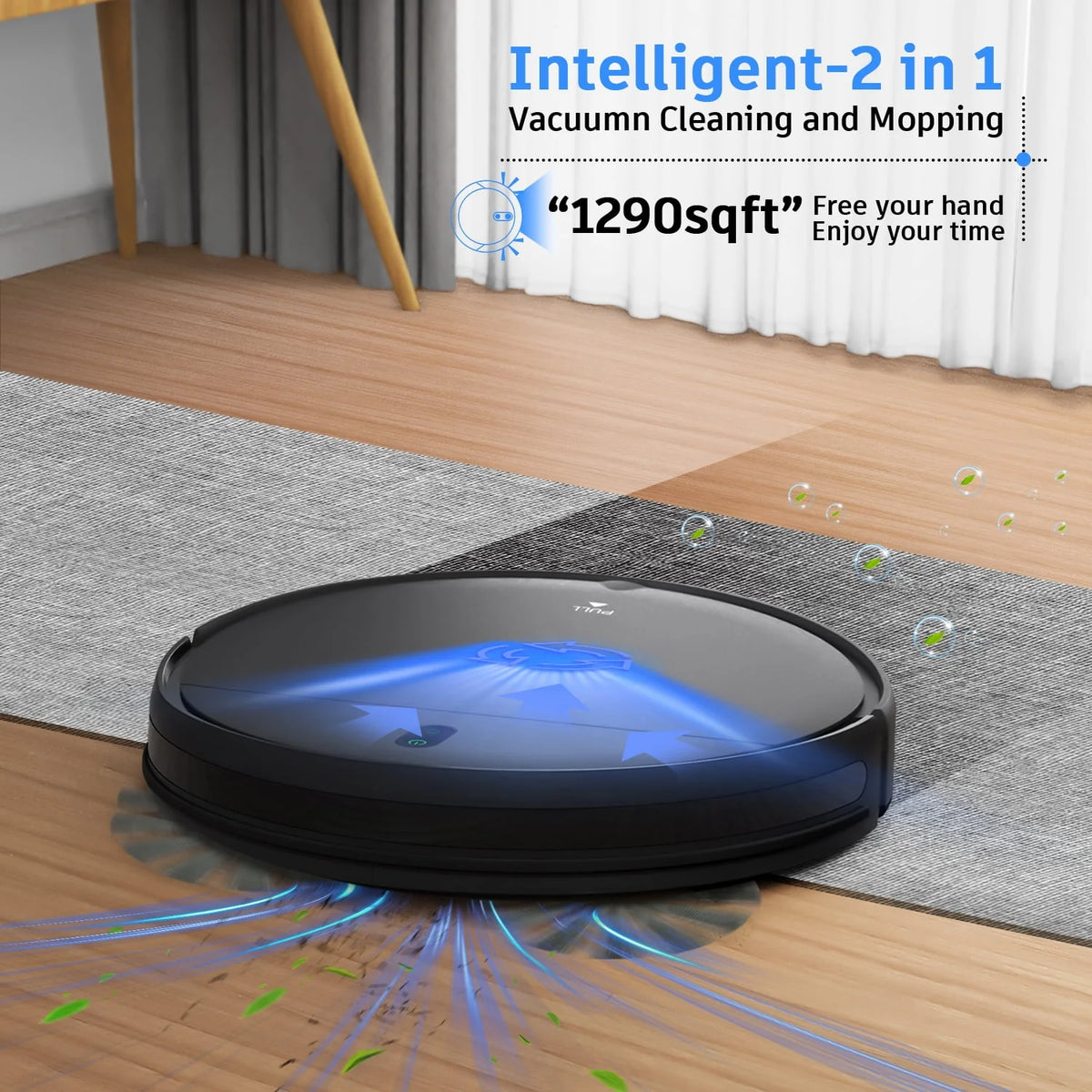 2 in 1 Robot Vacuum and Mop Combo Q86898