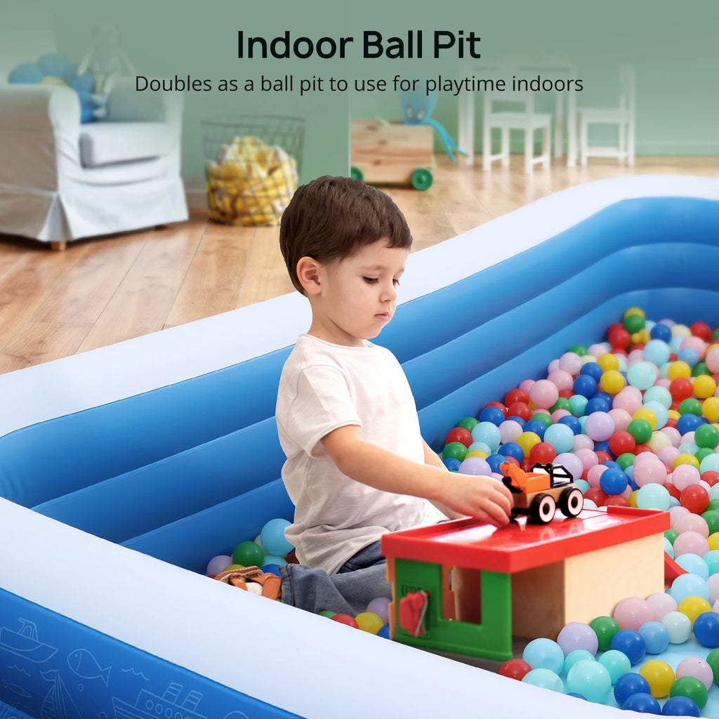 Inflatable Swimming Pools 119'' x 72'' x 20'' E97379
