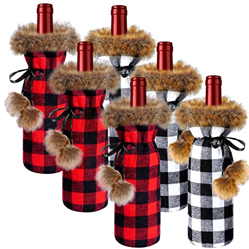 6 Pack Christmas Wine Bottle Cover K7803