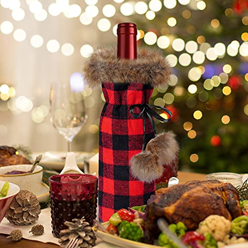 6 Pack Christmas Wine Bottle Cover K7803