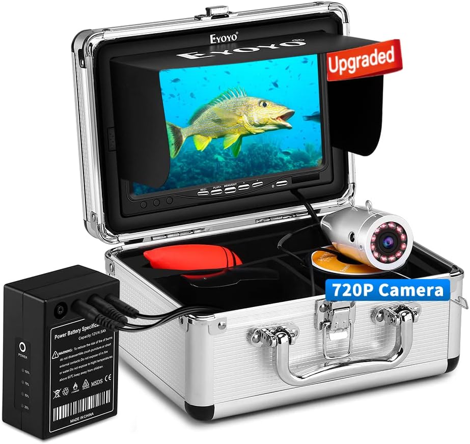 Underwater Fishing Camera with 7 inch Screen and DVR Y76351
