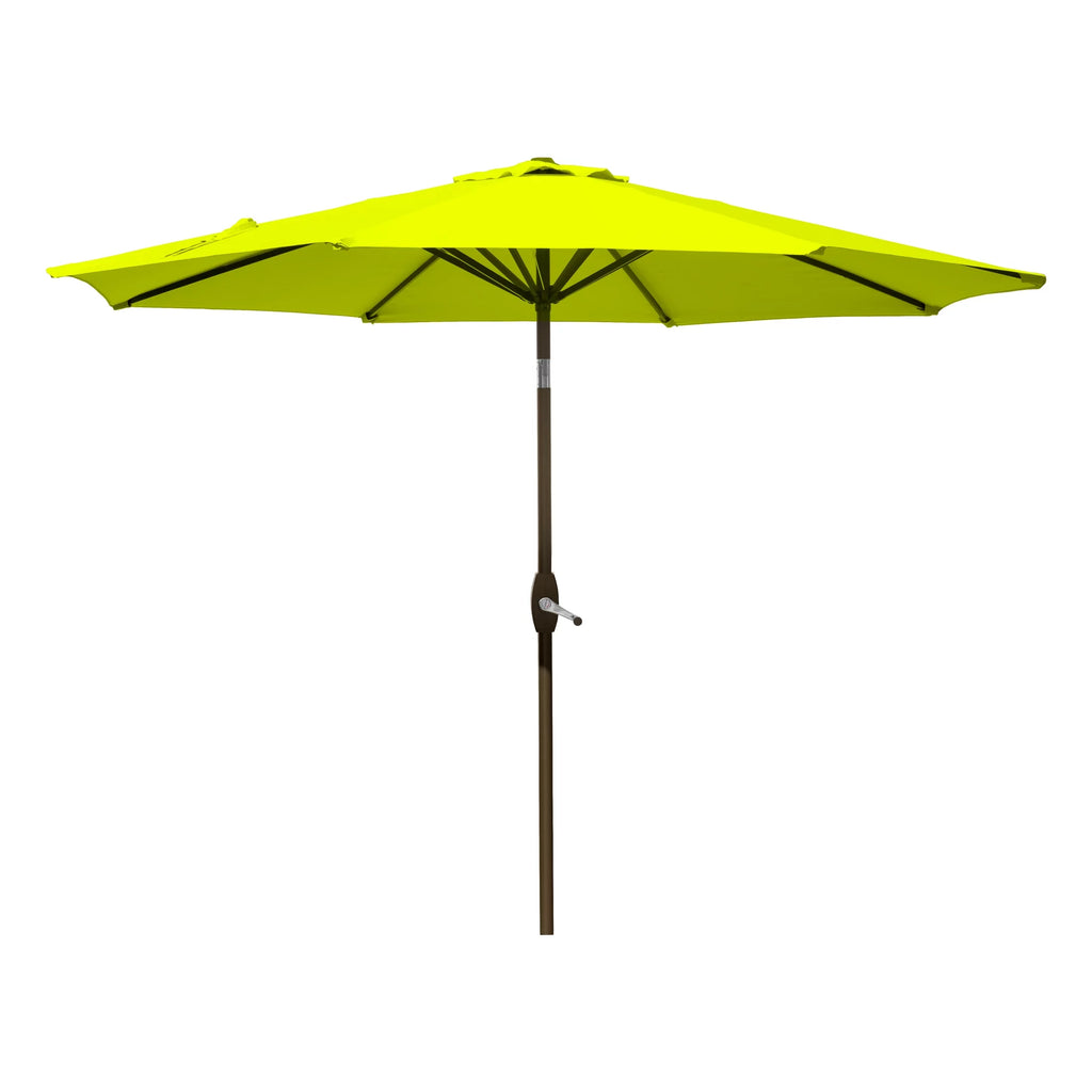 9 Ft Patio Umbrella with Round Resin Base I413