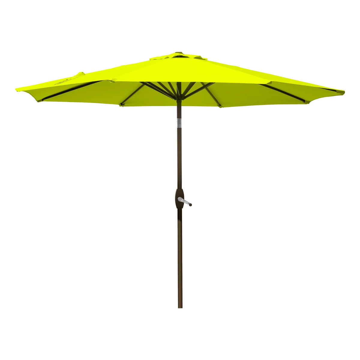 9 Ft Patio Umbrella with Round Resin Base I413