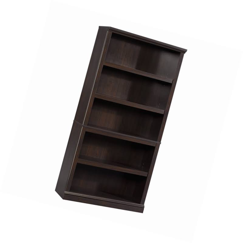5-Shelf Bookcase, Jamocha Wood Finish A9889