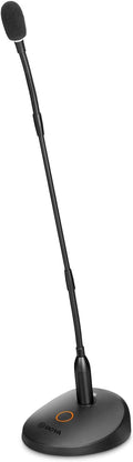 Desktop Gooseneck Condenser Microphone with Base LED Indicator XLR Mic, Pack of 2 I7197
