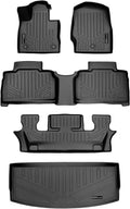 Black 3 Row Floor Mats and Cargo Liner Set J737