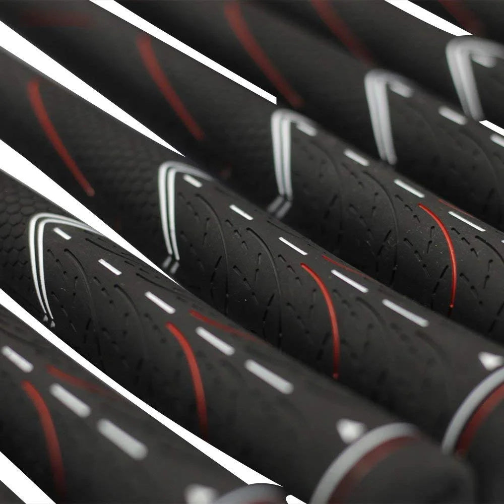 Midsize Black Golf Grips Kit with Grip Tape and Clamp F995