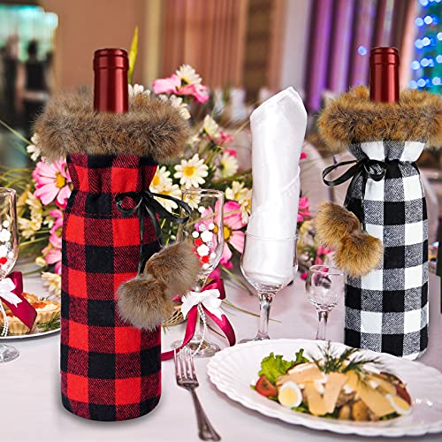 6 Pack Christmas Wine Bottle Cover K7803