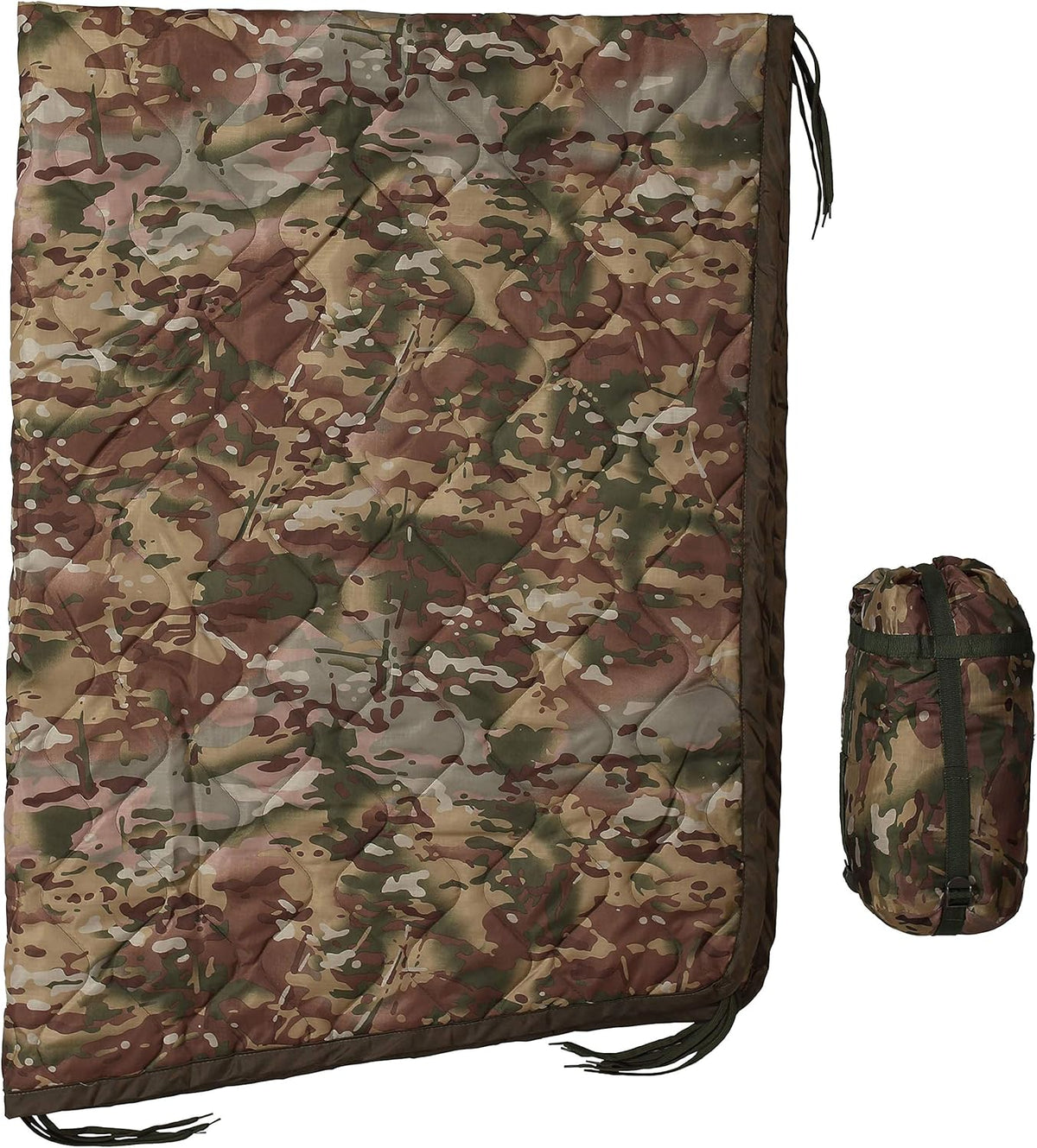 Thermal Insulated Camping Blanket with Compression Carry Bag N14960