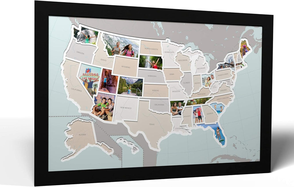 50 States USA Photo Map M1846