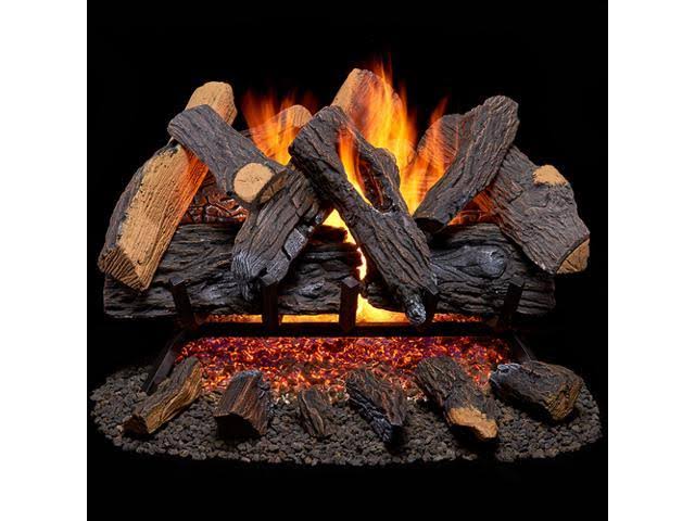 Vented Natural Gas Fireplace Log Set, 55,000 BTU, 24 inch M24524