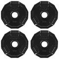 12-Sided Rubber Coated Grip Plate 2-Inch Olympic Weight Plate O1446