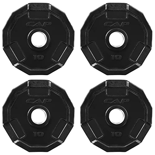 12-Sided Rubber Coated Grip Plate 2-Inch Olympic Weight Plate O1446