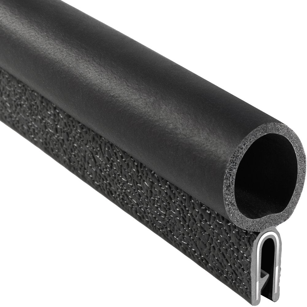 PVC Trim Seal with EPDM Rubber Bulb, 25' Length W96663