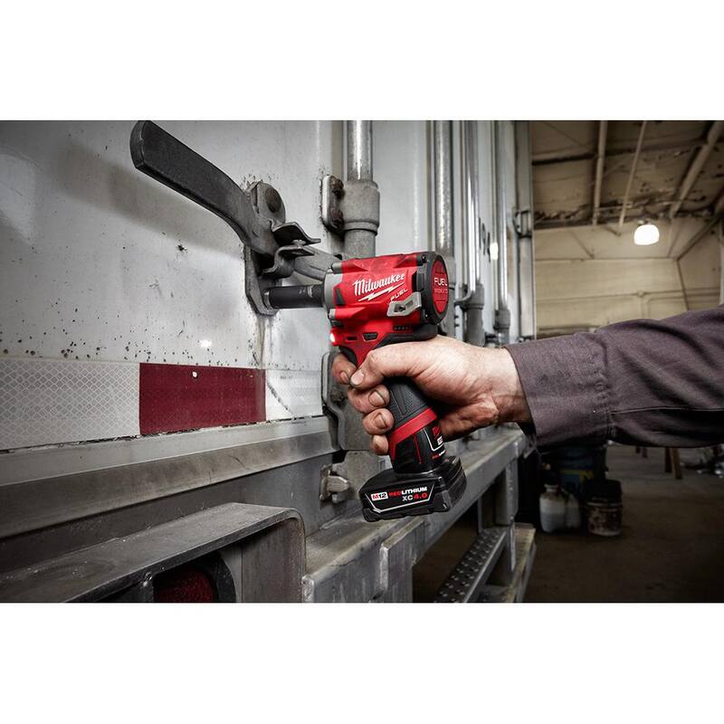 12V Brushless Cordless 1/2 in. Impact Wrench Kit & Right Angle Impact Wrench V58086