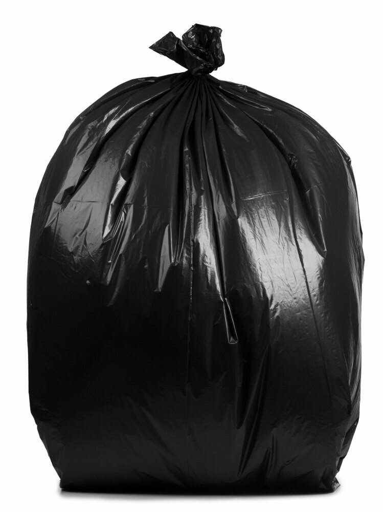 Black 2 mil Heavy Duty Garbage Bags S828630