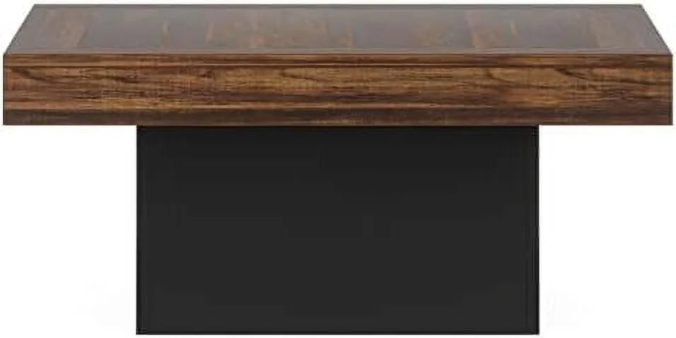 Square LED Engineered Wood Coffee Table L851