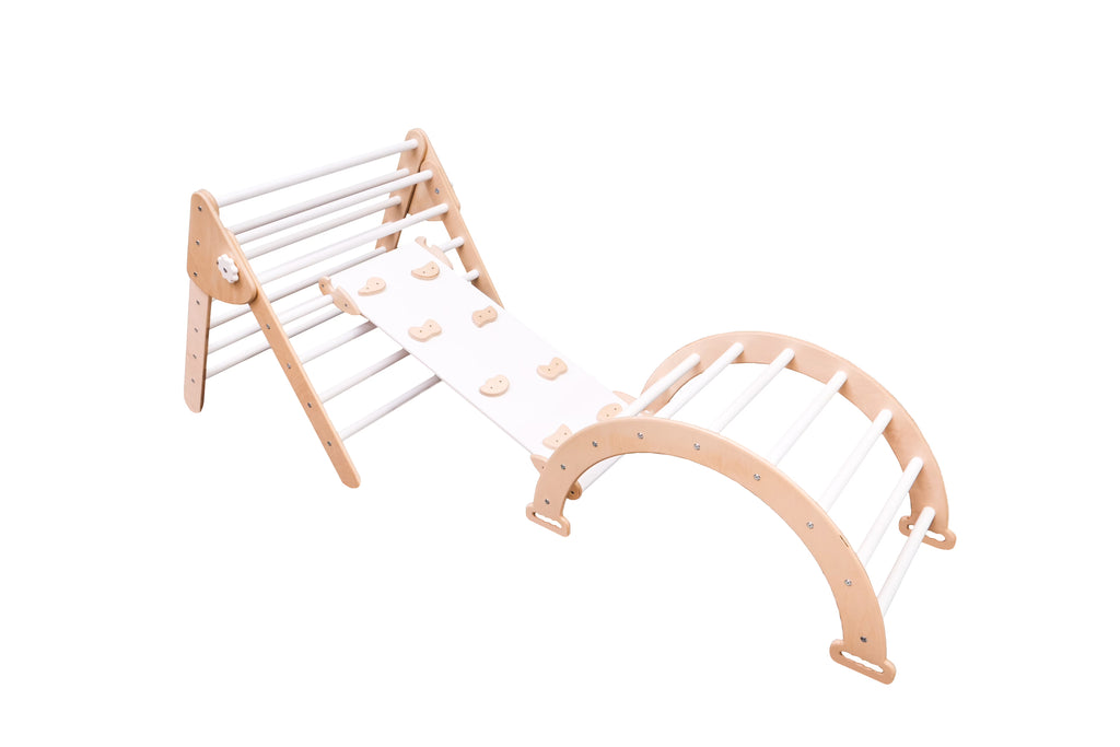 Montessori Climbing Set Wooden Toy Baby Gym A877504