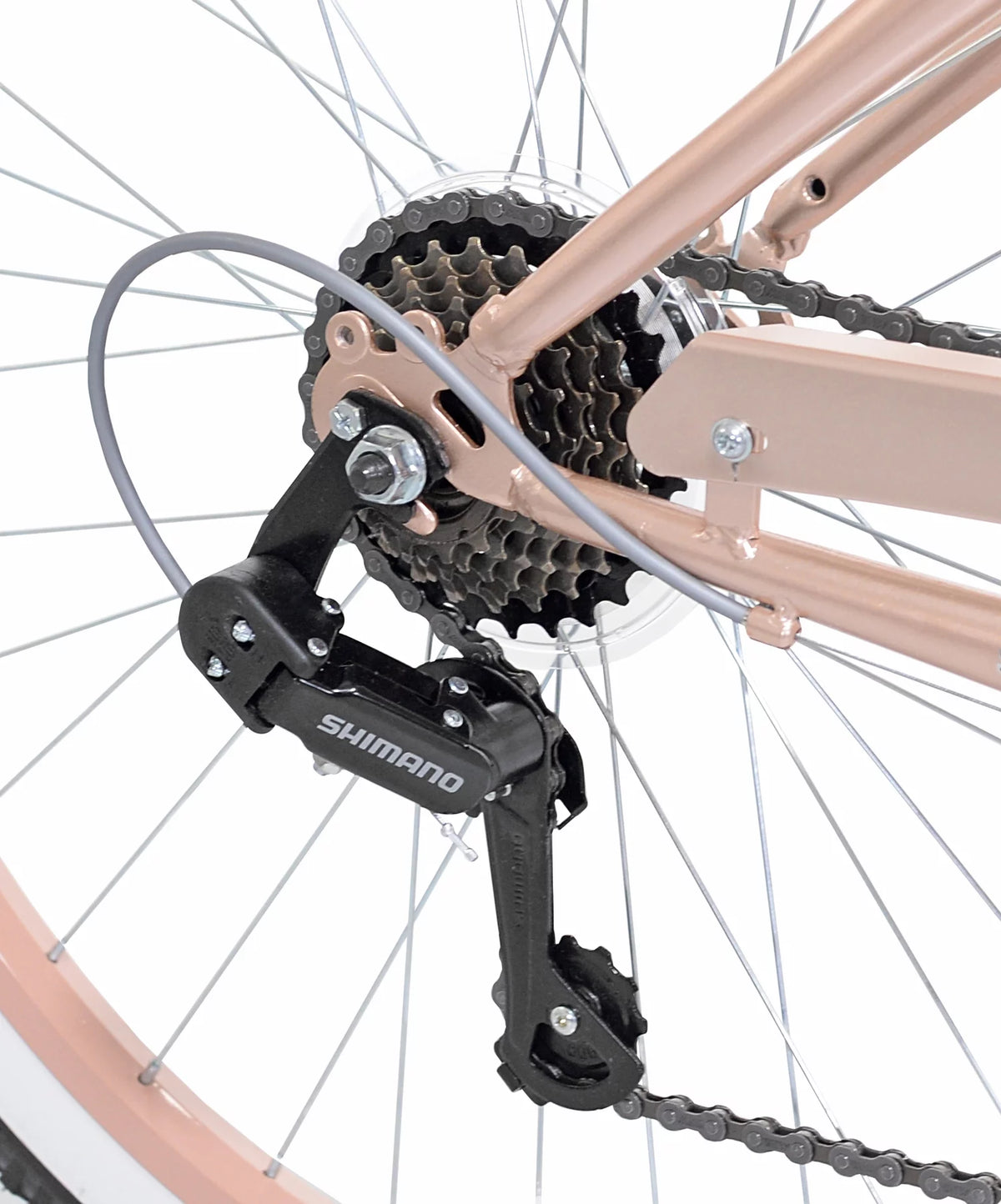 26 in. Rose Gold Women's Cruiser Bike R9874