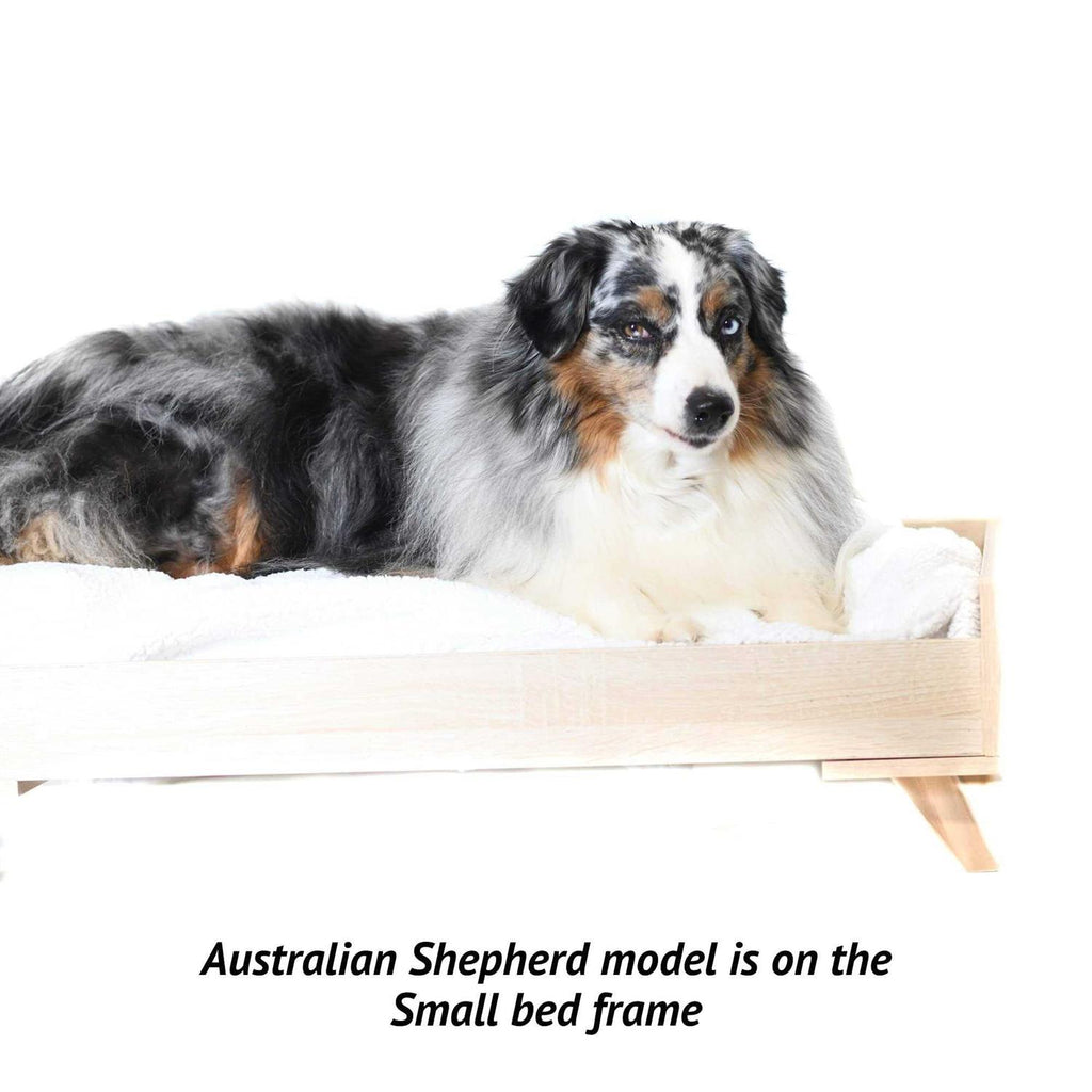 Raised Wooden Dog Bed Frame Y14598