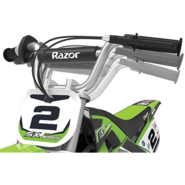 Yellow Electric Motocross Off-Road Bike W59191
