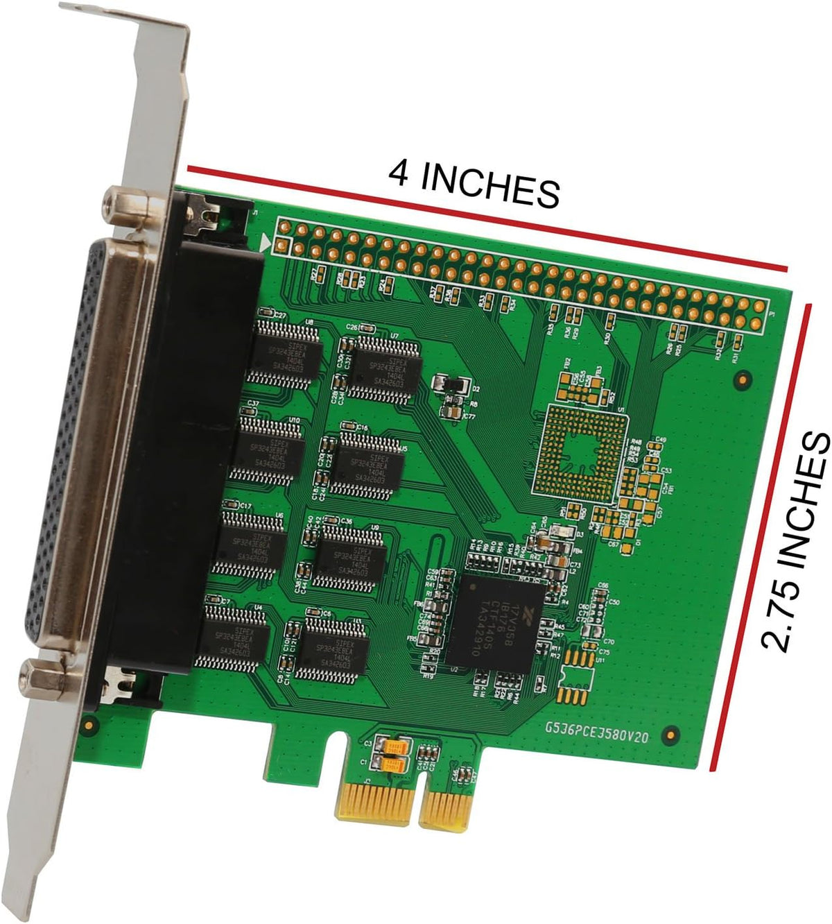 8 Port PCI-Express Serial Card Pack of 2 R558286