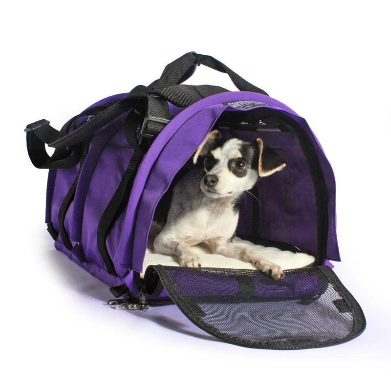 Flexible Height Pet Carrier Large Bordeaux D9239