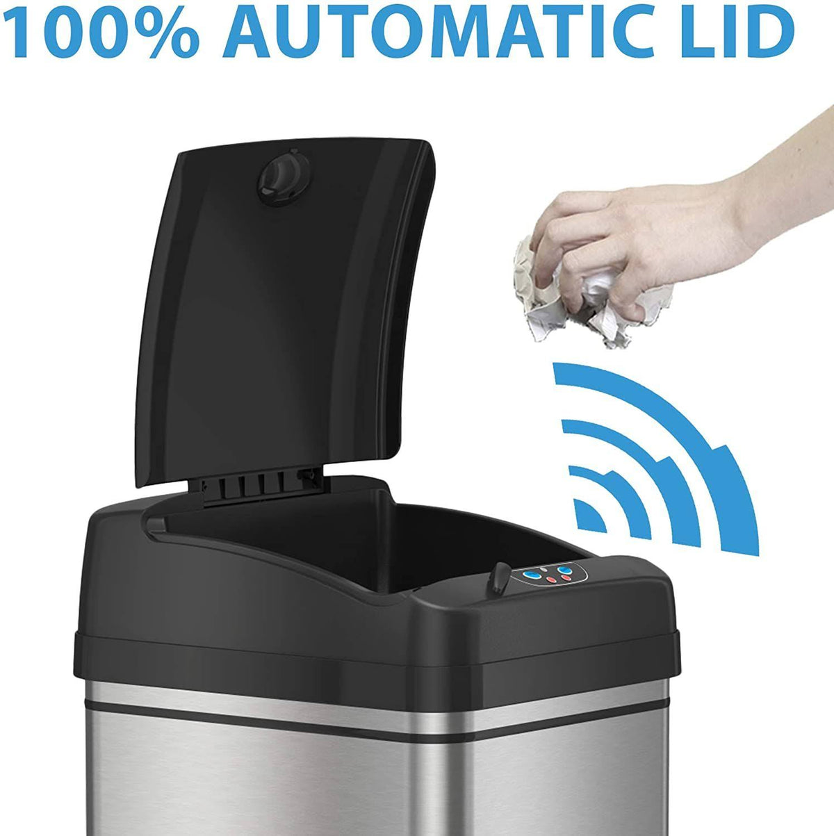 13 Gallon Sensor Garbage Bin E389198
