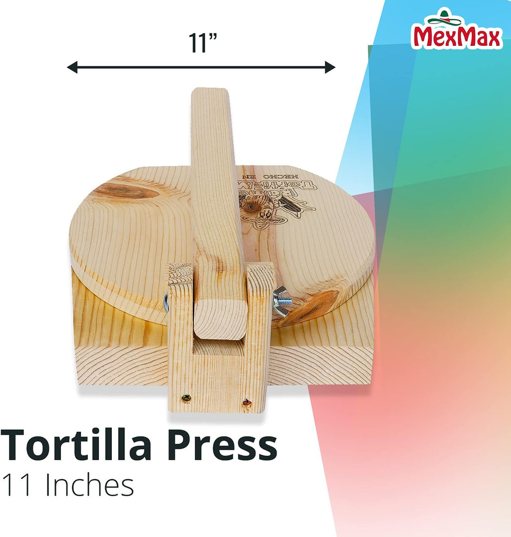9 Inch Wooden Tortilla Presser D6775
