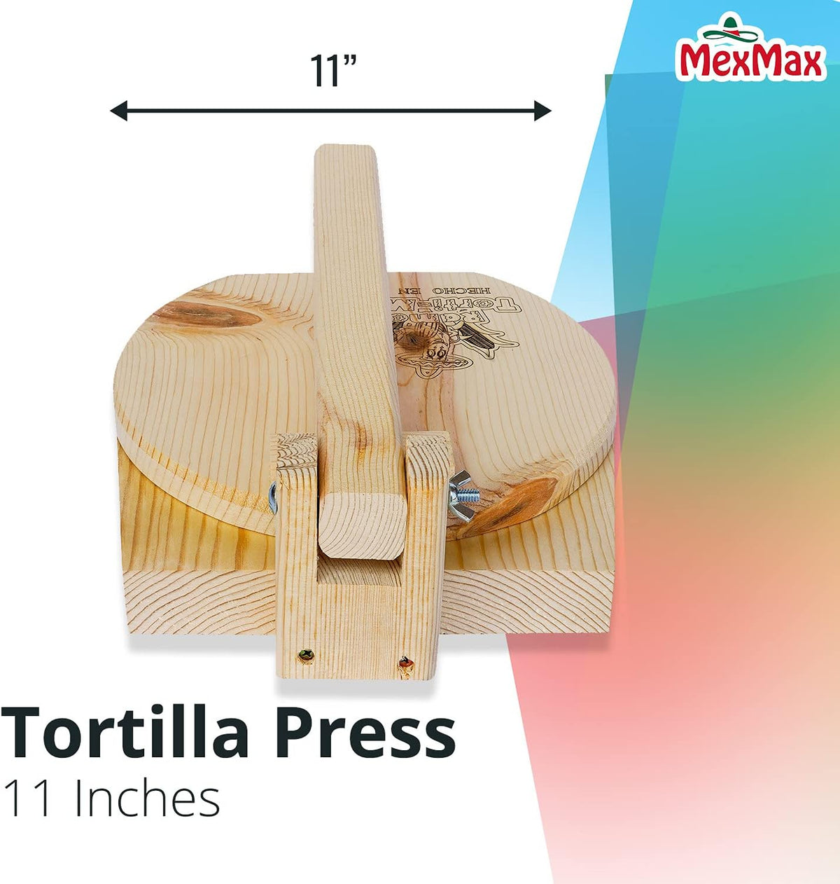 9 Inch Wooden Tortilla Presser D6775