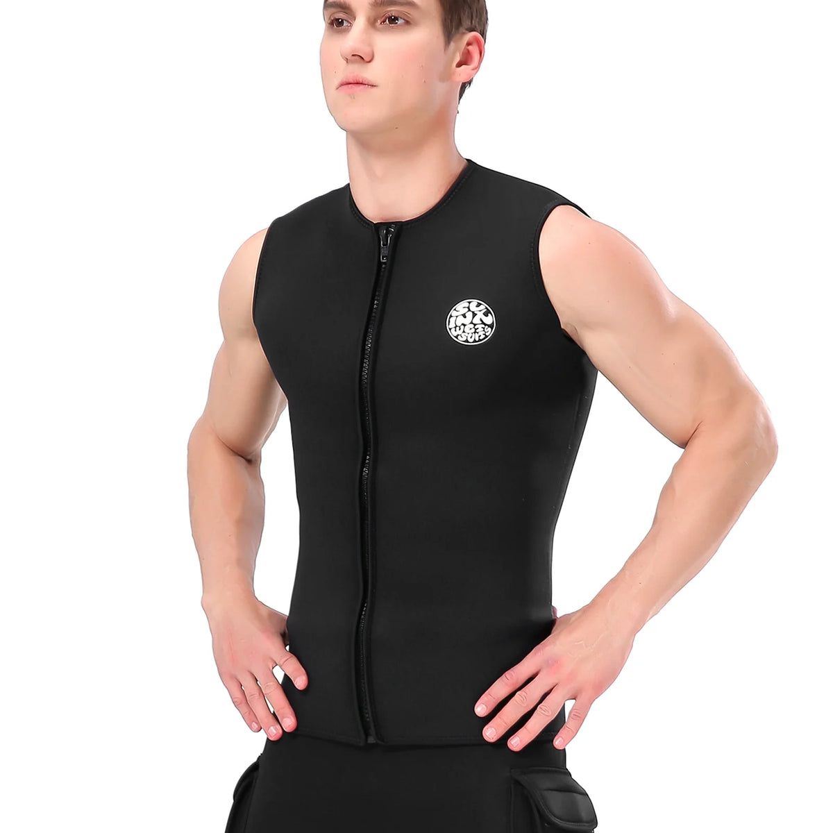 3mm Neoprene Sleeveless Thermal Wetsuit Vest K445