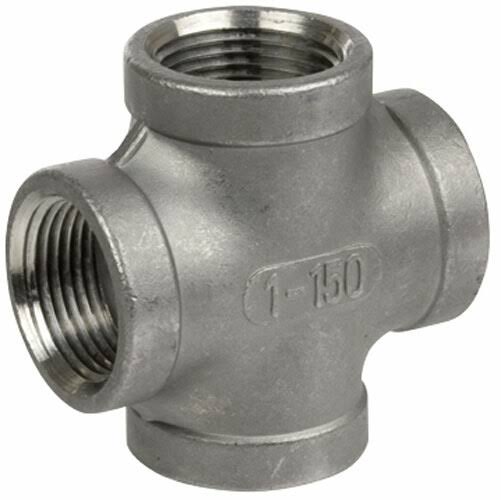 4 in. Stainless Steel Threaded Cross Fitting P935
